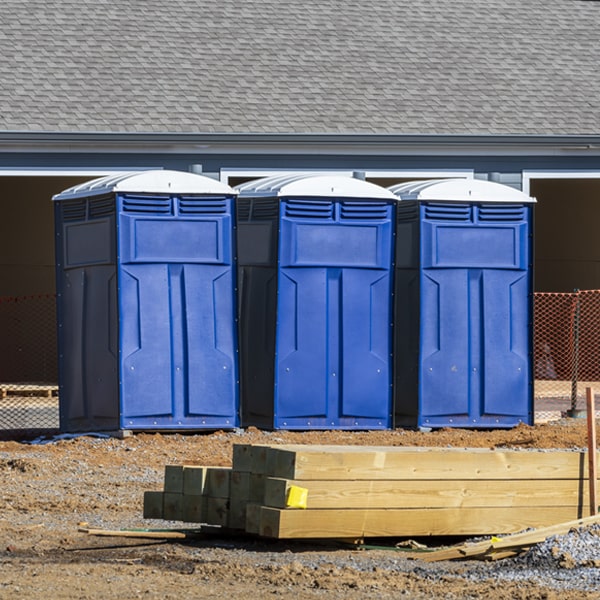 do you offer hand sanitizer dispensers inside the porta potties in Morgantown